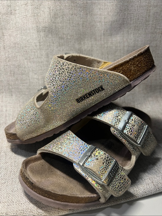Birkenstock Other - Birkenstock Holographic Glitter Sandal~Toddler SIZE: 10/28